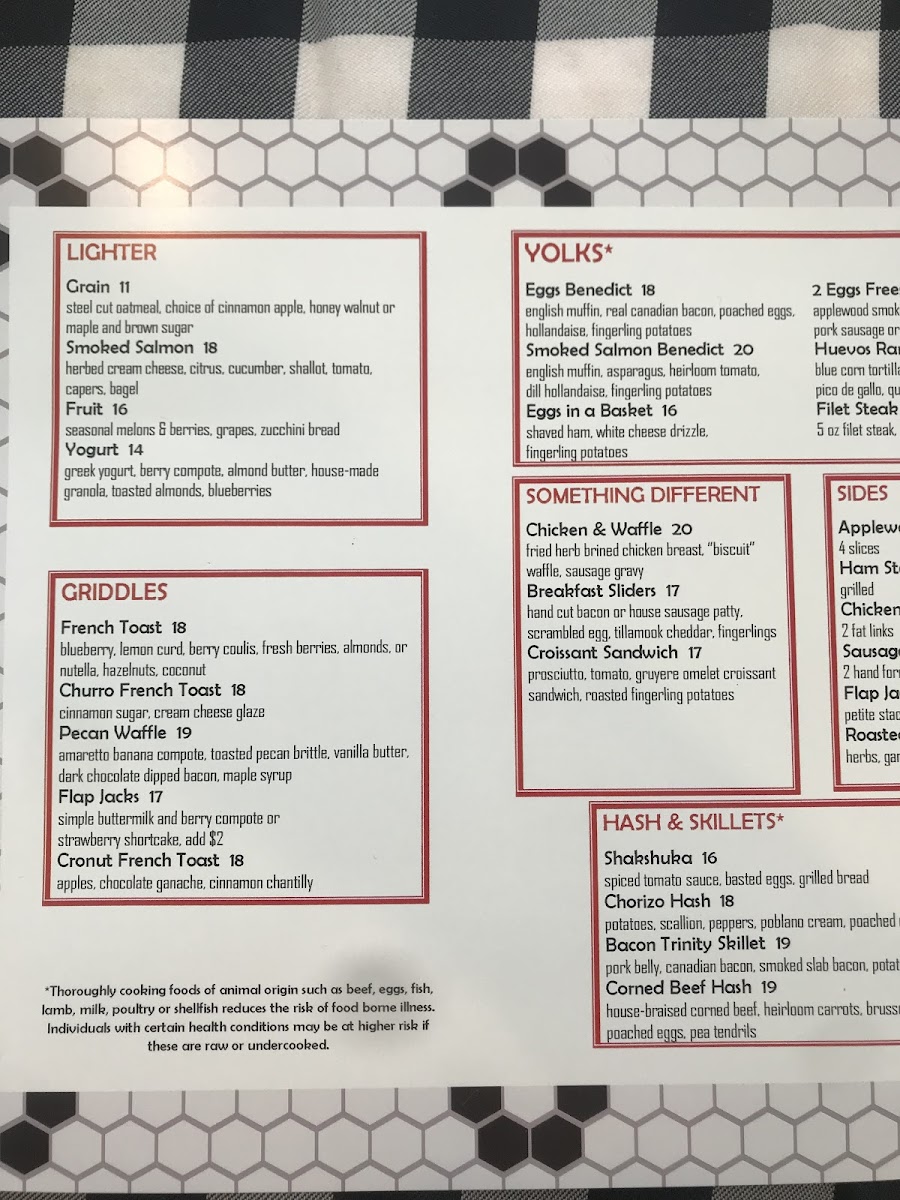 Menu - Part 1