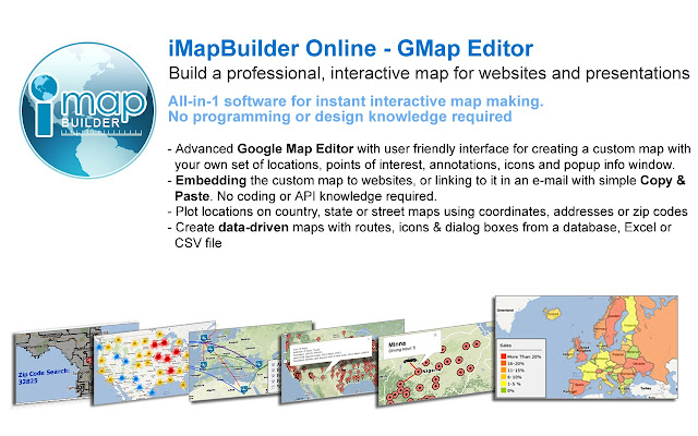 iMapBuilder Online - GMap Editor