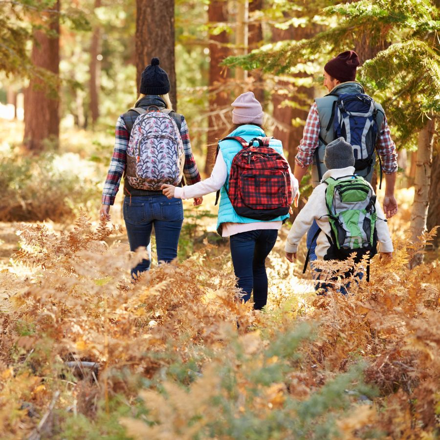 fall hiking