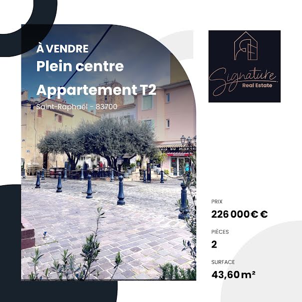 Vente appartement 2 pièces 44 m² à Saint-raphael (83700), 226 000 €