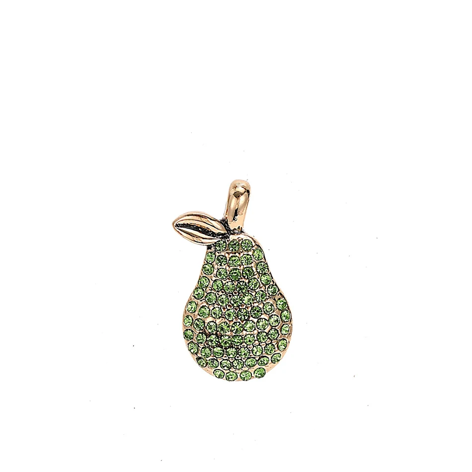 Collier pastèque, éléphant et zircon couleur, plaqué or 18K, bijou d'été frais et original, pour une touche fruitée.
