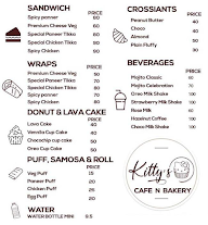 Kitty's Cafe & Bakery menu 3