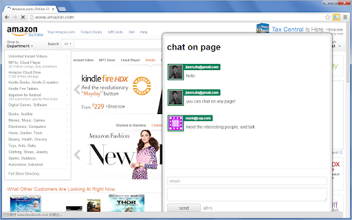 Chat on Page