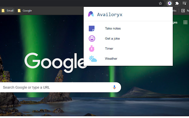 Availoryx chrome extension