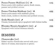 The Poona Project by Pizza Express menu 7