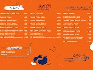 Rocky Rolls menu 1