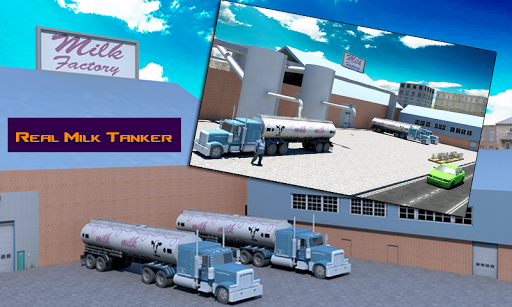 Dairy Milk Transport Truck 3D