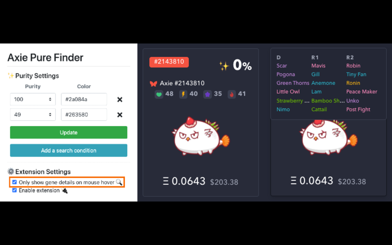 AxieDex - The Ultimate Axie Extension Preview image 6