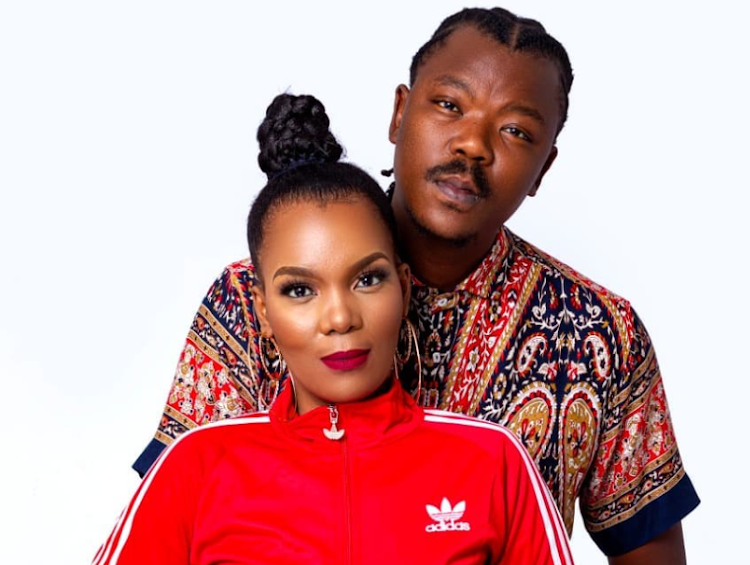 Mome Mahlangu and Tol A$$ Mo celebrate their union.
