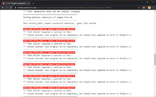 Autolab Error Highlighter chrome extension