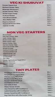 Foodie Pajji menu 1