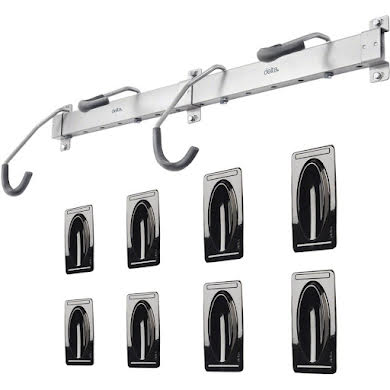 Delta Heavy Duty Track Rack Wall Mount Bike Rack - 4-Bike