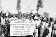 UP IN ARMS: Residents from Mandagshoek at Sekhukhune in Limpopo are fighting against the continued expansion of the Anglo Mine without their knowledge. Pic: ELIJAR MUSHIANA. 17/12/2009. ©  Sowetan.