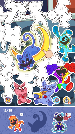 Screenshot Sticker By Number: Puzzle Game