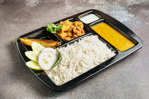 Veg Rice Thali [Serves 1]