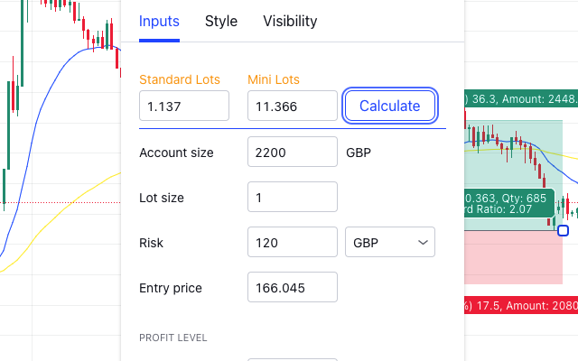 Lot Size Calculator Preview image 5