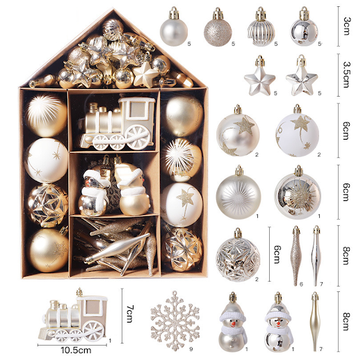 Title 7, Christmas Ball Decorative Set Elevate Your Holi...