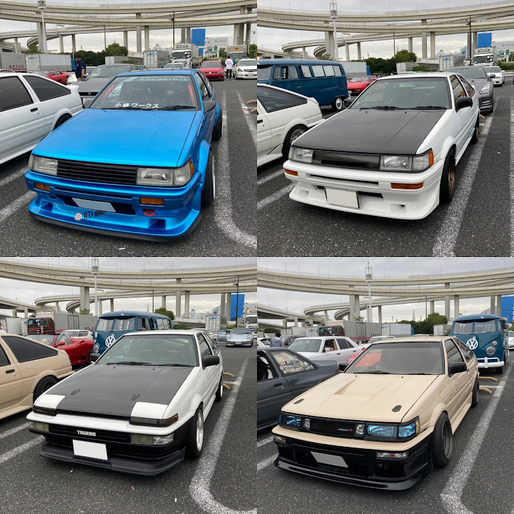 カローラレビンの朝會・AE86カローラレビン・ハチロクいっぱい・久しぶり楽しくに関するカスタム事例の投稿画像4枚目