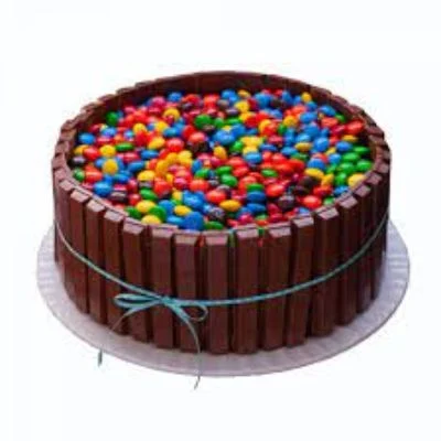 Kit-Kat Gems Chocolate Cake