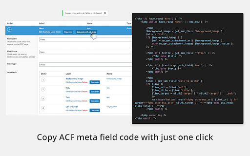 ACF Tools (With Fix for Copy Sub Fields)
