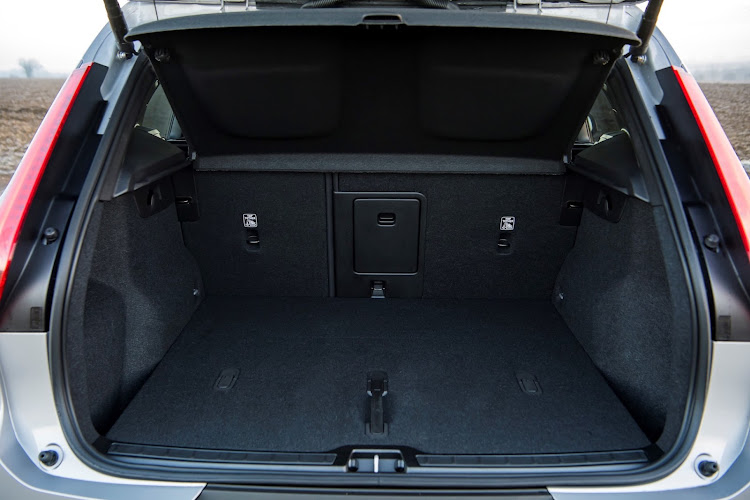 The XC40 Recharge's boot offers 1,295l of cargo capacity.