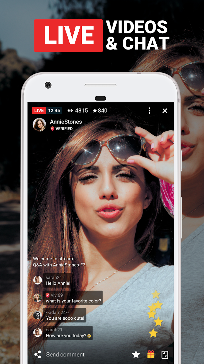 VYDA™ - Social Live Videos Screen 1