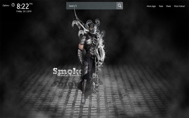 Smoke Wallpapers Theme New Tab