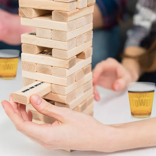 Title 4, Drunken Tower Bar Jenga