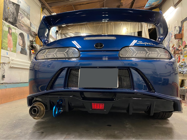 スープラの全塗装中・代車生活・エアロ取付・エアロ加工に関するカスタム事例の投稿画像3枚目