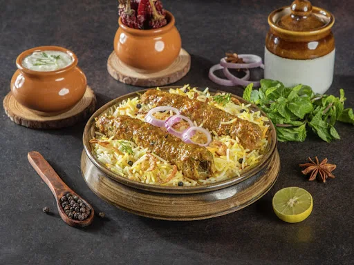 Chicken Seekh Kebab Biryani