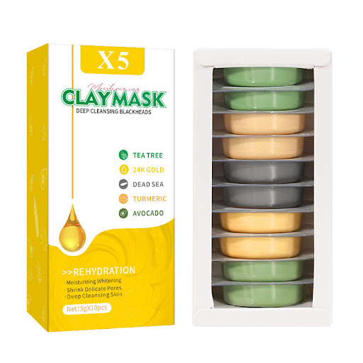 Title 3, Daub-type Avocado Turmeric Jelly Clay Mask for ...