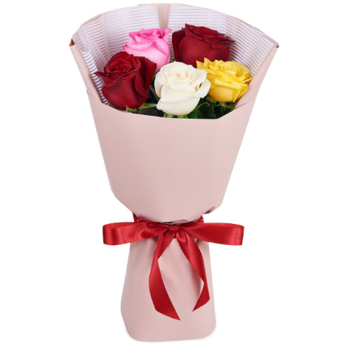 Better Than Words - 5 roses bouquet