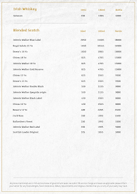 Monarch Restaurant menu 4