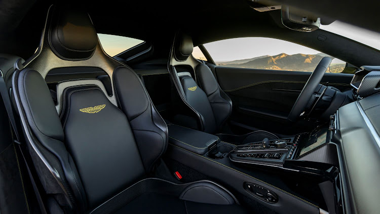 Aston Martin Vantage's luxurious interior