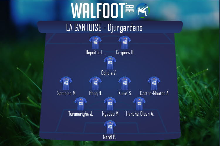 Composition La Gantoise | La Gantoise - Djurgardens (06/10/2022)