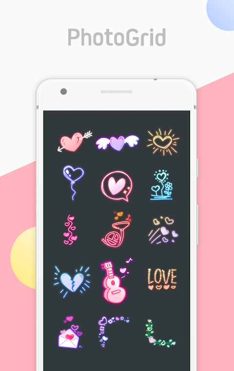 PG Love - Rainbow Sticker Pack from Photo Gridのおすすめ画像3