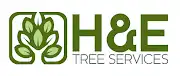 H & E Tree Services Logo