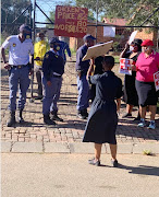 Members of the Five Fold Interdenominational Church Outreach Ministries in Pimville picketed outside the church on Sunday following allegations of sexual abuse against their pastor.