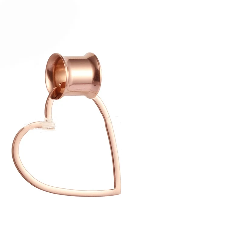 Ornements d'oreille en acier inoxydable 316L avec électrodéposition PVD Love, brillance durable et style unique.