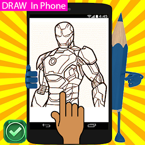 How To Draw Iron Man logo