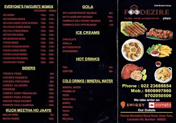 Foodezire menu 