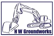 H W Groundworks  Logo