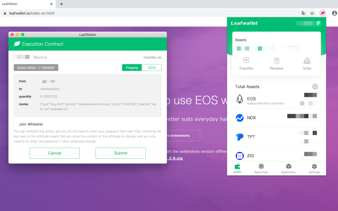 LeafWallet - Easy to use EOS wallet Preview image 7