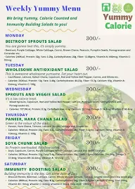 Yummy Calorie menu 2