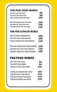 Momos King menu 1