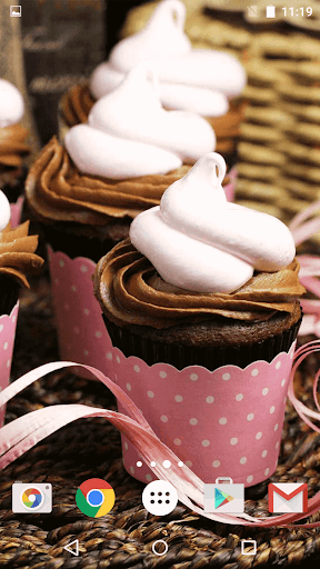 Cupcakes Live Wallpaper