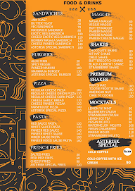 Asteisk Cafe menu 2