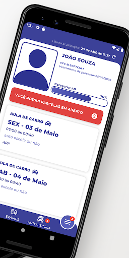 Screenshot Auto Escola Central