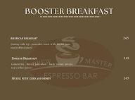 Brew Master Espresso Bar menu 1