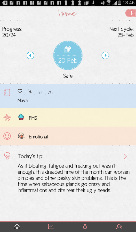   Maya - My Period Tracker- ቅጽበታዊ ገጽ እይታ 